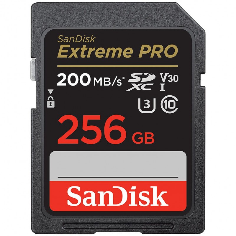 کارت حافظه سن دیسک SanDisk SD Extreme PRO SDXC 256GB 200mbs UHS-I U3