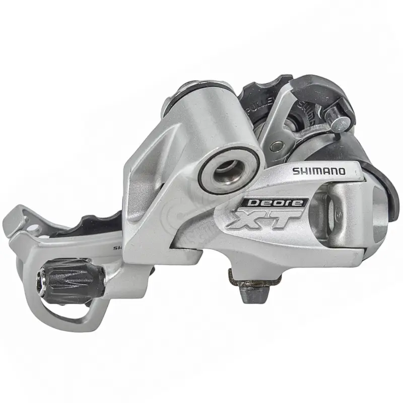 شانژمان DEORE XT RD-M761 دوچرخه شیمانو پایه کوتاه ساخت ژاپن 9 سرعته Shimano DEORE XT RD-M761 9 Speed Made in Japan