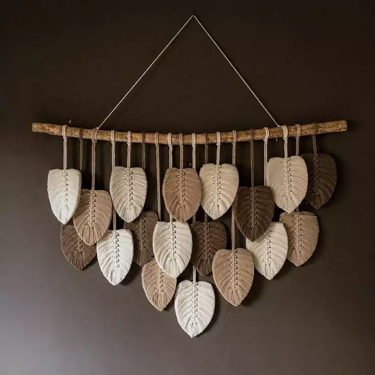 دیوارکوب مکرومه طرح لاکچری و شیک