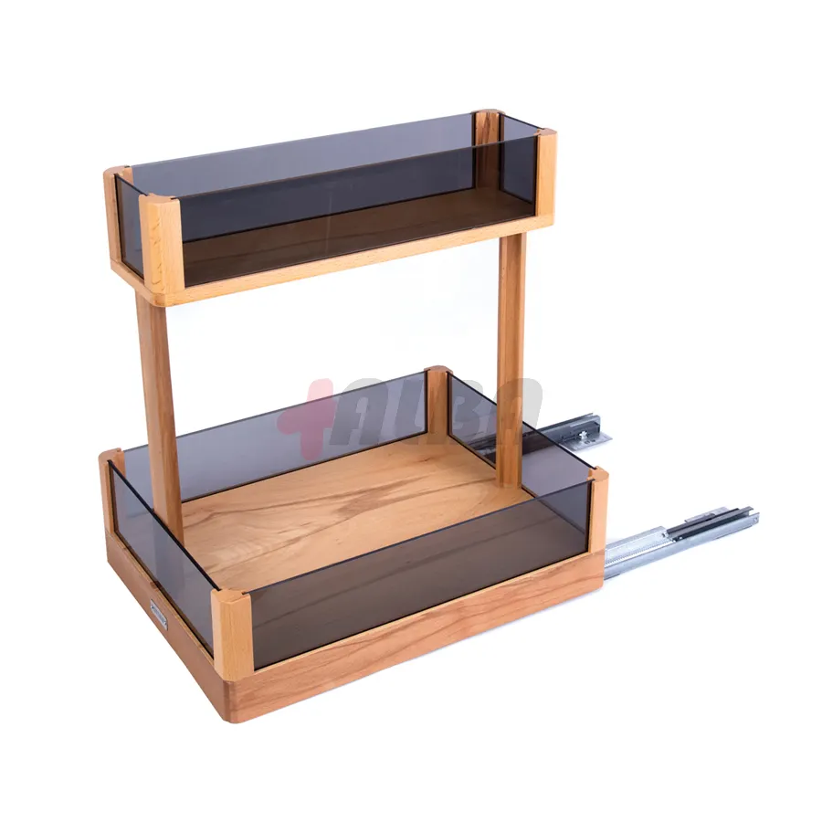 مواد شوینده 2 طبقه WOOD GLASS آلبا