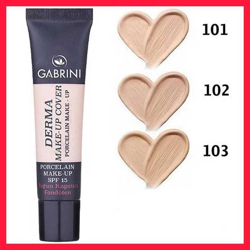 کرم پودر مات گابرینی 24 ساعته مدل Derma