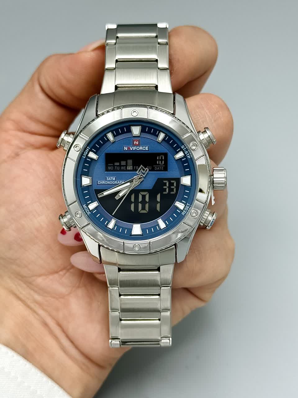 ساعت اورجینال مردانه دوزمانه نیوی فورس مدل NAVIFORCE NF9259-4