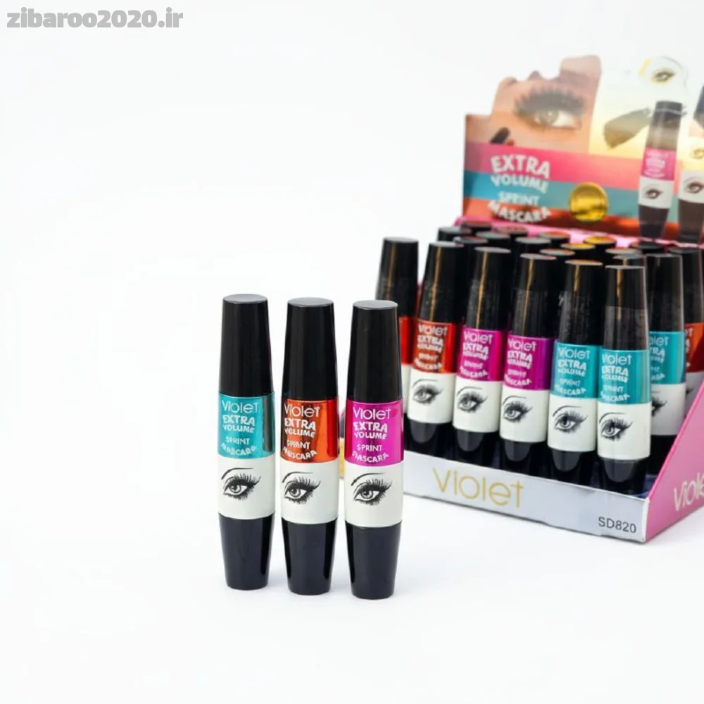 ریمل 3 فرچه ویولت ( Lady violet mascara )