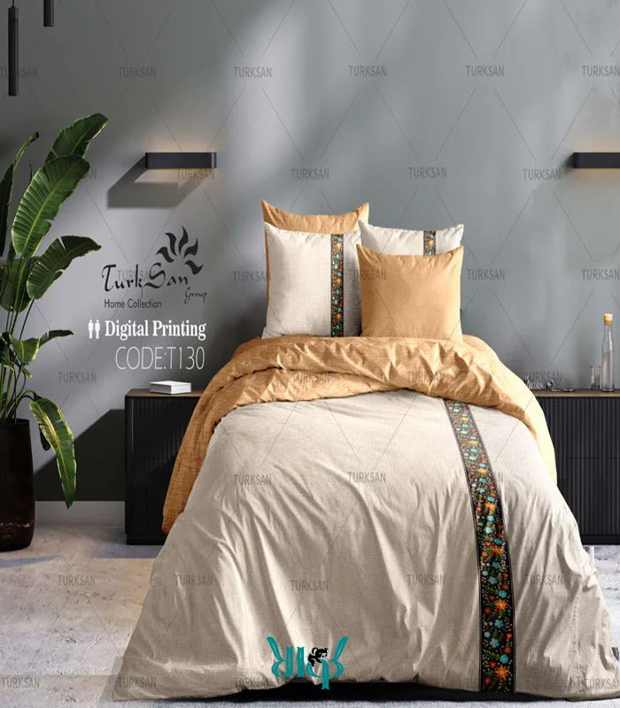 روتختی کرم طرح سنتی دونفره کد T130
