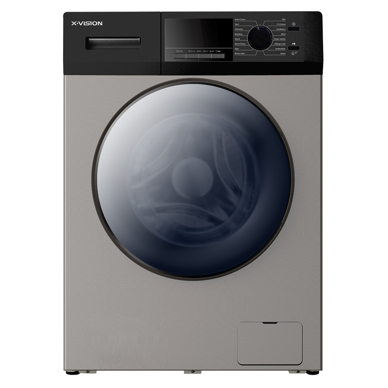 ماشین لباسشویی ایکس ویژن مدل TM84-BWBL/BSBL ظرفیت 8 کیلوگرم - سفید