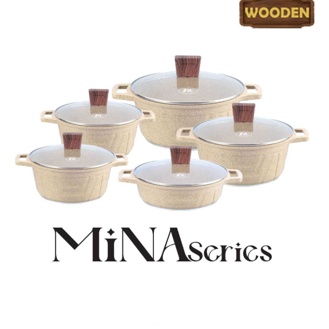 سرویس قابلمه 10 پارچه زیو ZCS-7135 اصل