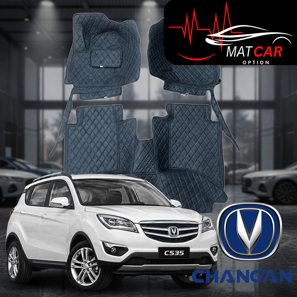 کفپوش چرمی گلدوزی 7بعدی چانگان cs35