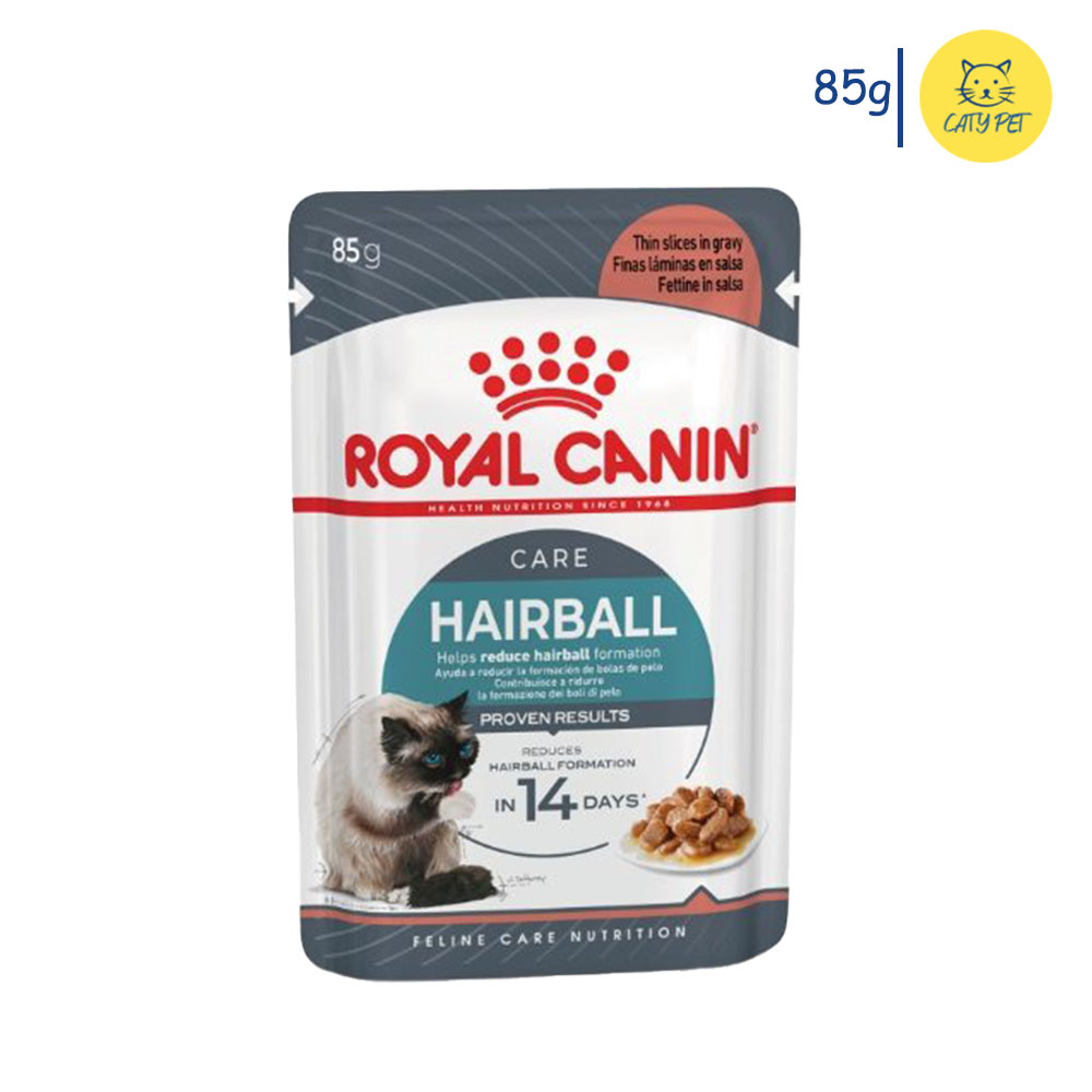 پوچ گربه رویال کنین هربال کر Hairball وزن 85 گرم