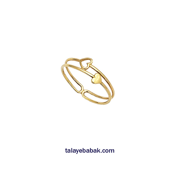 انگشتر مینیمال قلب MI088