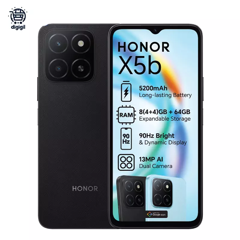 گوشی موبایل آنر مدل Honor X5b دو سیم کارت ظرفیت 64 گیگابایت و رم 4 گیگابایت