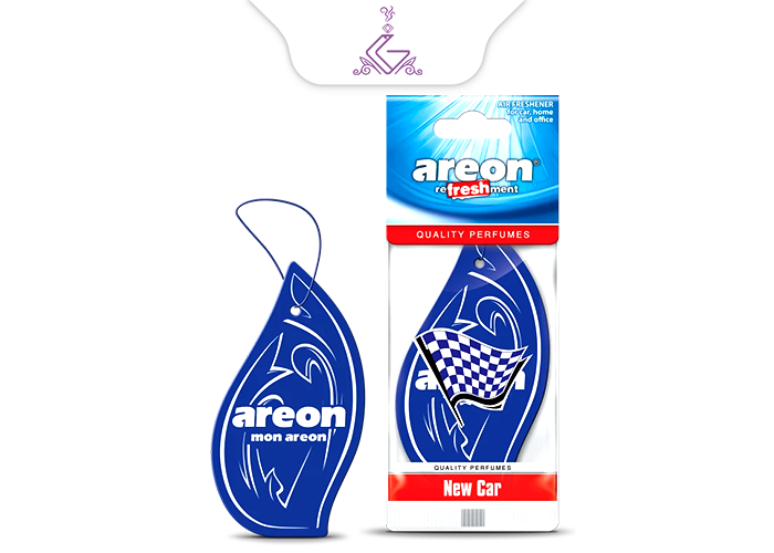 خوشبو کننده ماشینی آویز(کارتی) ماشین نو NEW CAR برند آرئون AREON