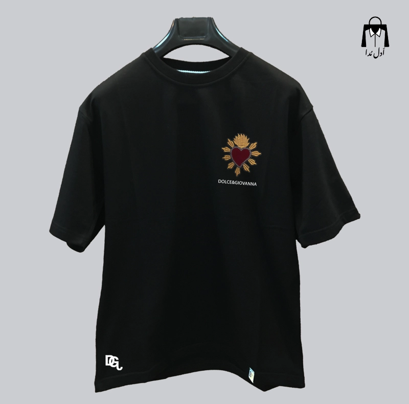 تیشرت مشکی ساده DG
