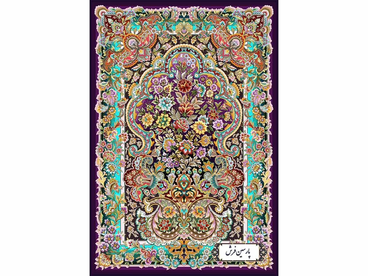 نخ و نقشه فرش قالیچه طرح سالاری تبریز - کد NZ2857