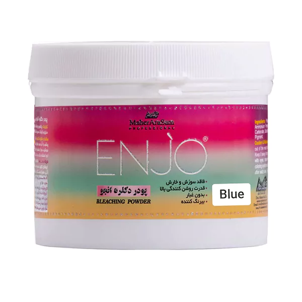پودر دکلره آبی انجو حجم ۵۰۰ گرمی