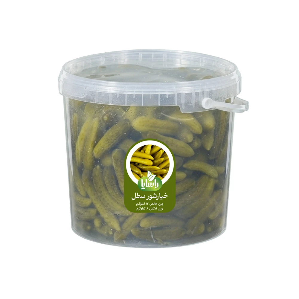 خیارشور سطلی