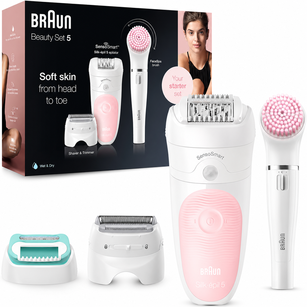 اپیلاتور براون سری 5 مدل Braun SES5875