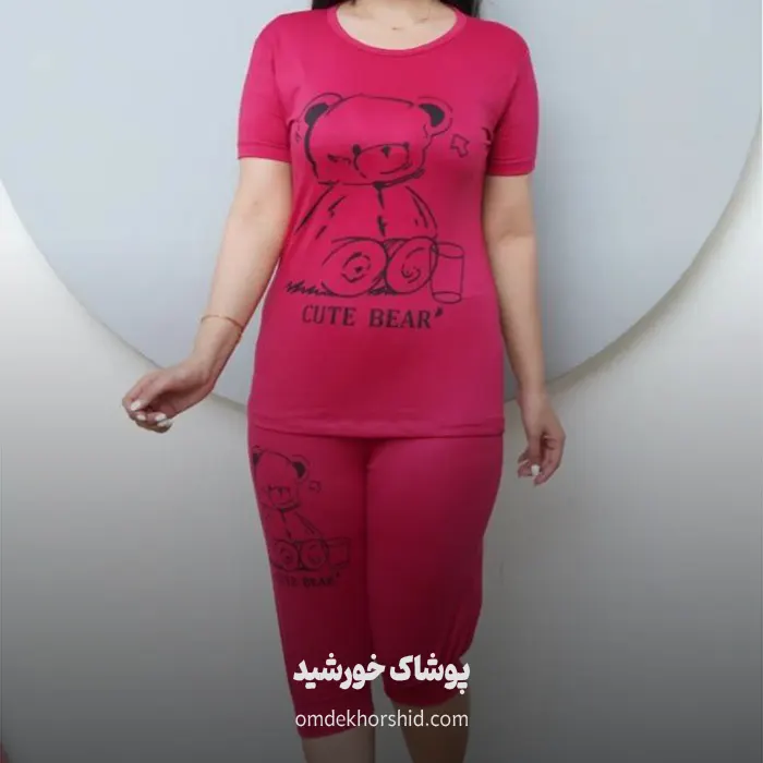تاپ شلوارک خرسی
