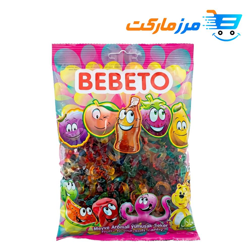 پاستیل ببتو BEBETO مدل حلقهای 1کیلوگرمی