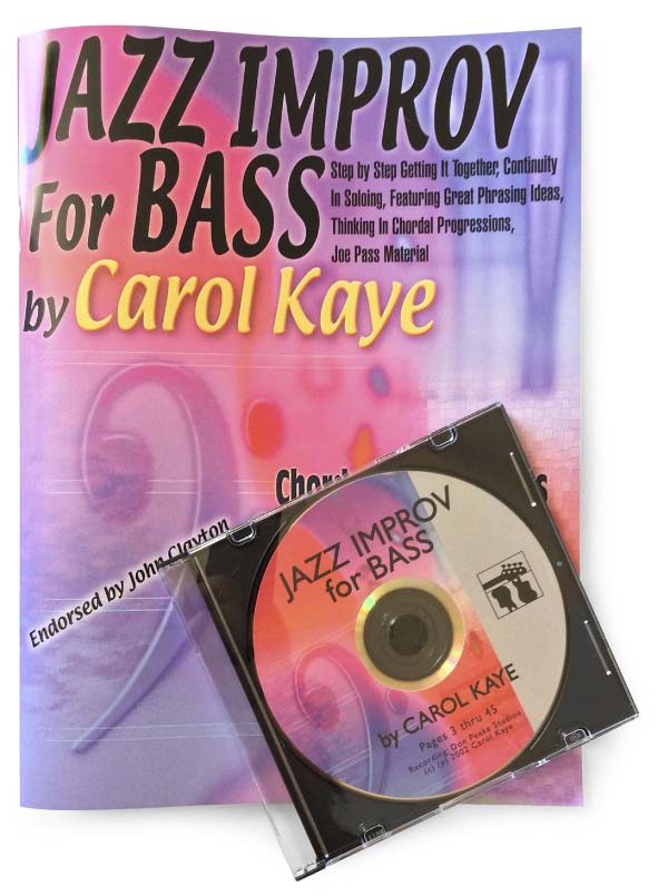 carol kaye jazz improv for bass کتاب بداهه نوازی گیتار بیس