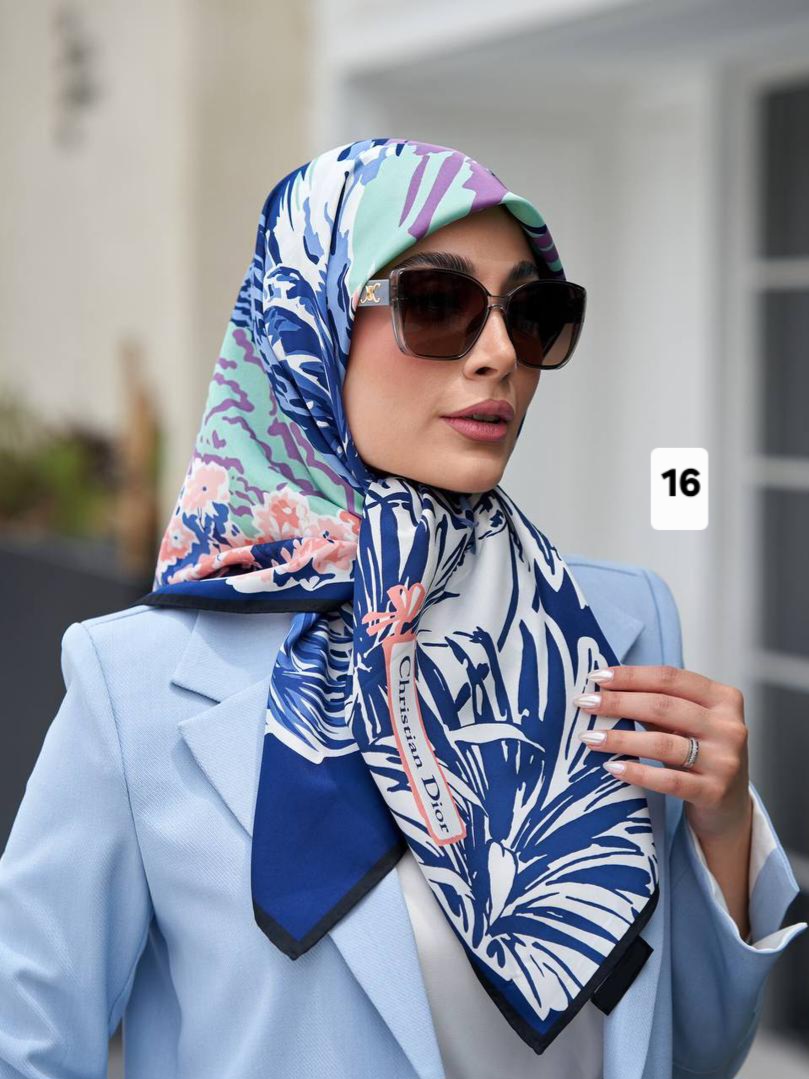 کالکشن روسری های لوکس وارداتی کد ۱۰۷۴ - 16