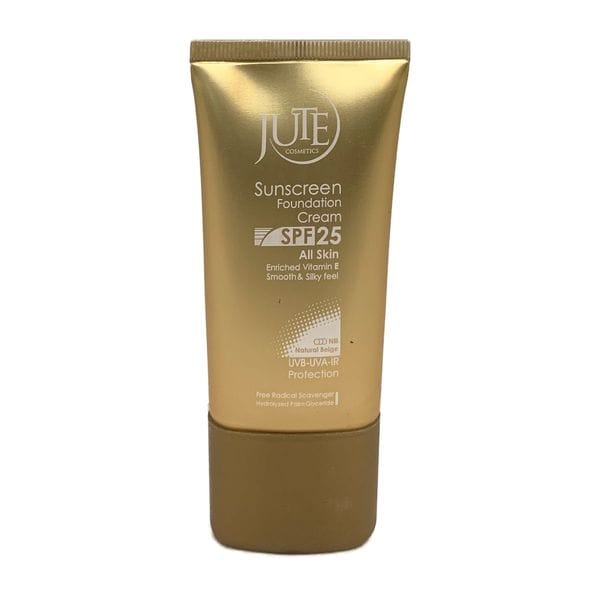 کرم پودر حاوی ضد آفتاب SPF25  انواع پوست بژ طبیعی  ژوت