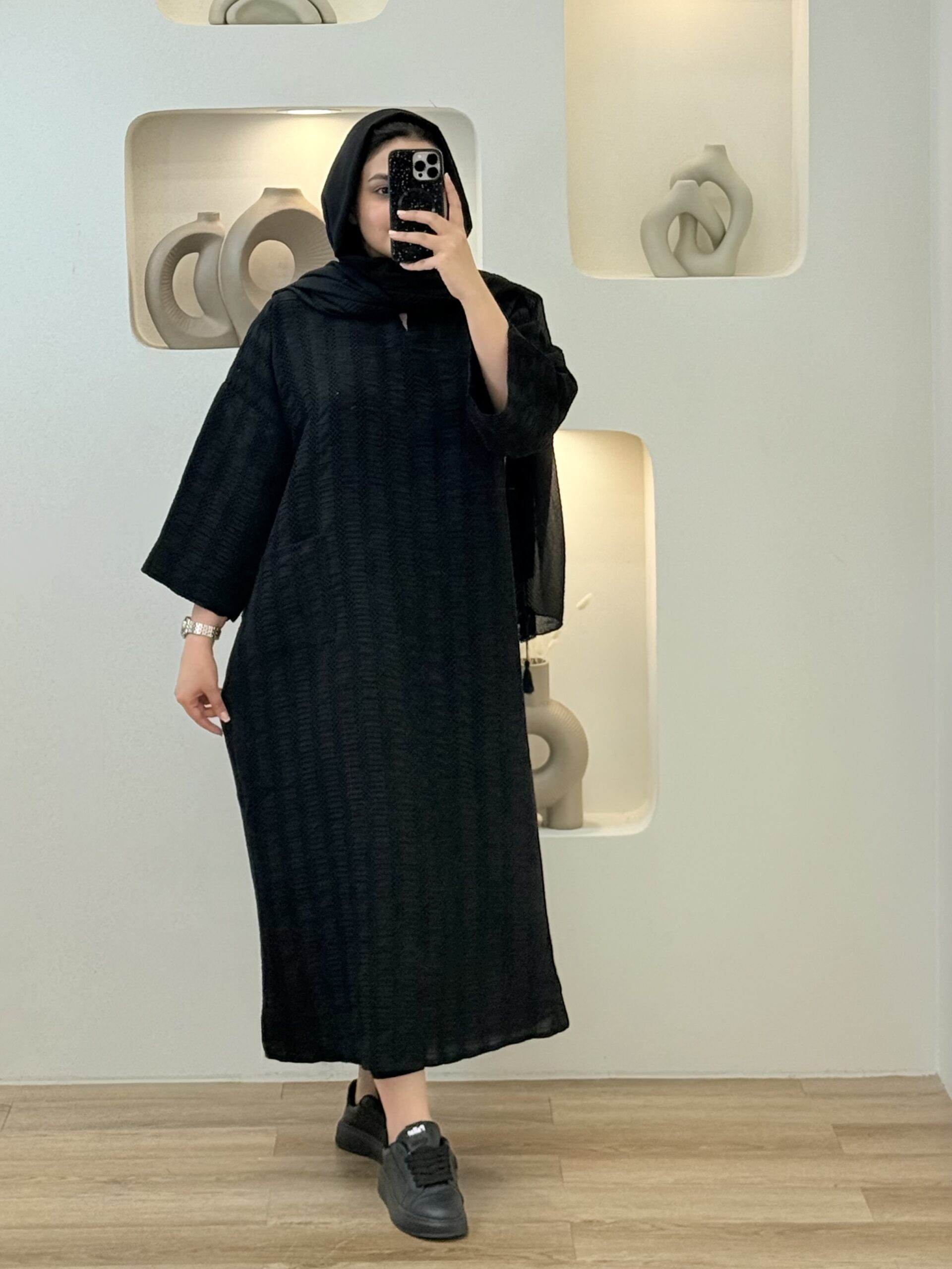 کفتان کوک دوزی یقه کوبایی -8036
