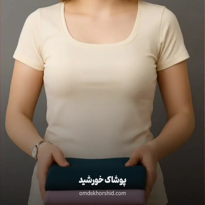 تیشرت یقه خشتی