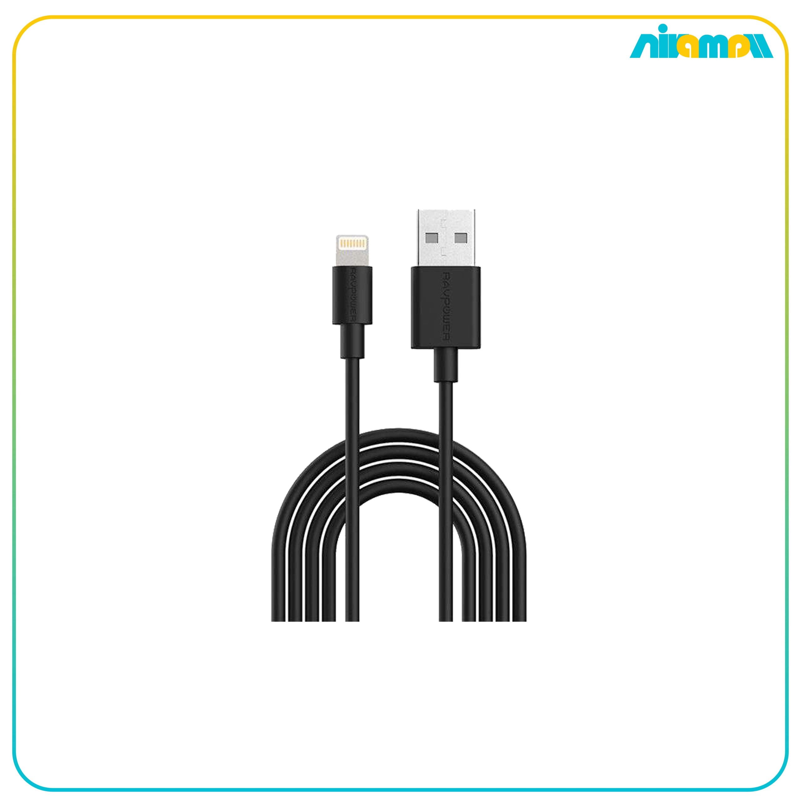 کابل تبدیل USB به Lighning راوپاور مدل RP-CB031 طول 2 متر