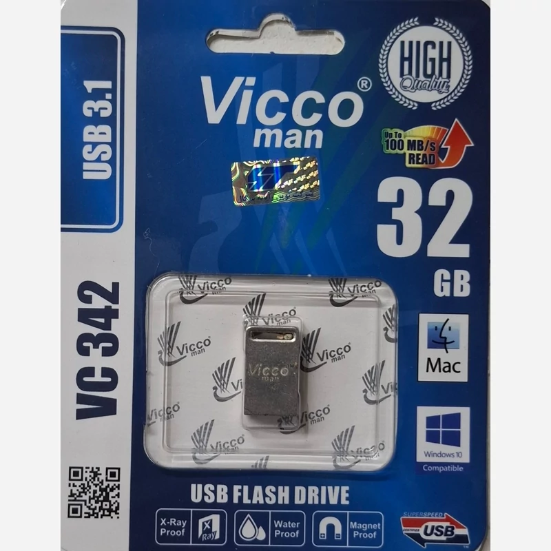 فلش مموری 3.0 USB ویکو مدل 342 VC ظرفیت 32 گیگابایت