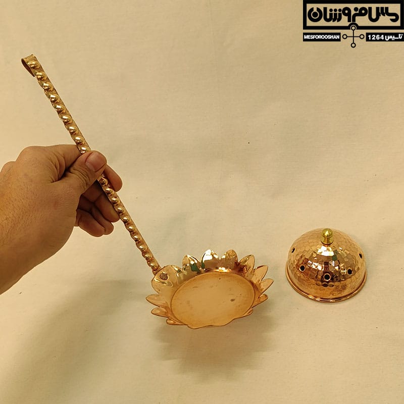 اسفند دودکن مسی طرح دار مدل مختار