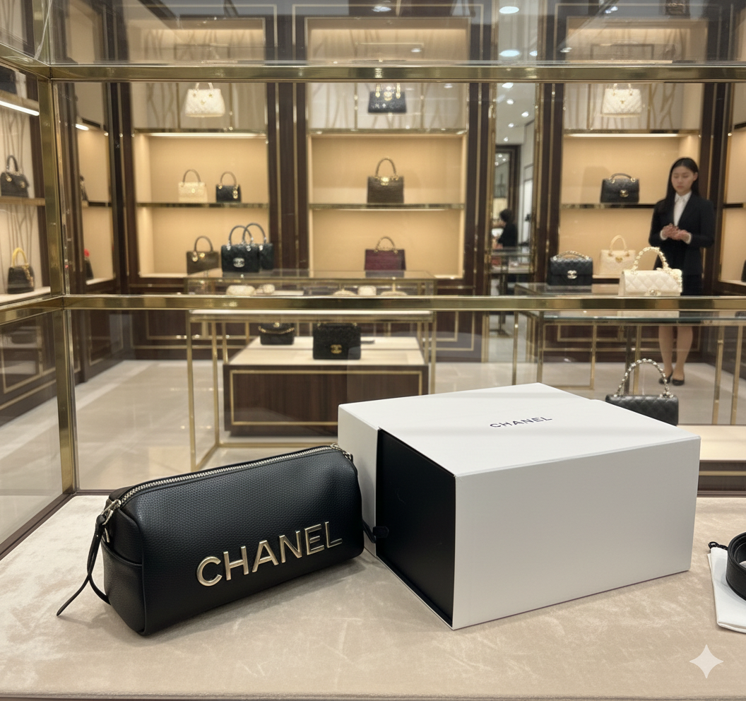 کیف کراس‌بادی طرح استوانه‌ای (Chanel)