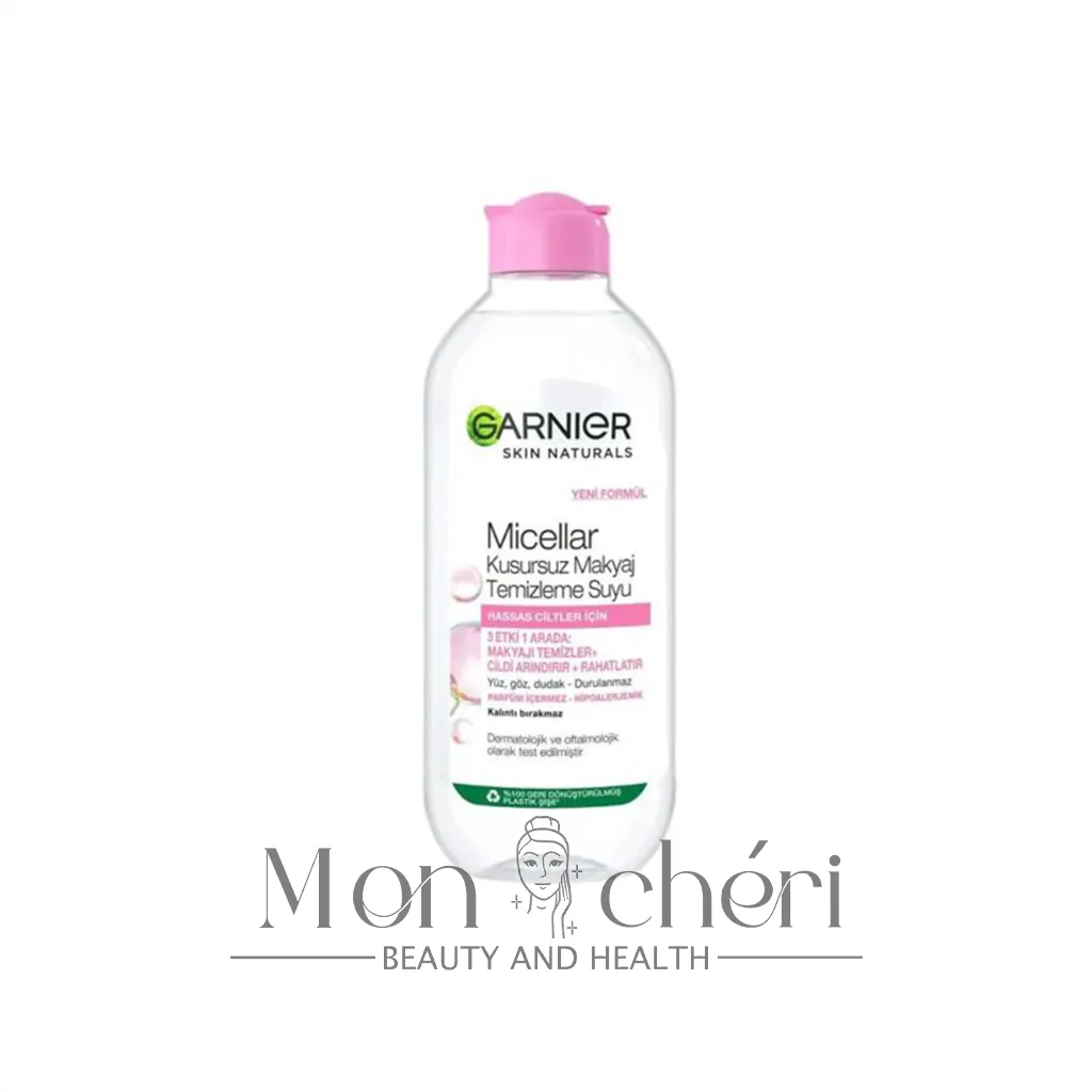 میسلار واتر گارنیر مخصوص پوست های خشک و حساس حجم 400 میل Garnier Skin Naturals Micellar Cleansing Water