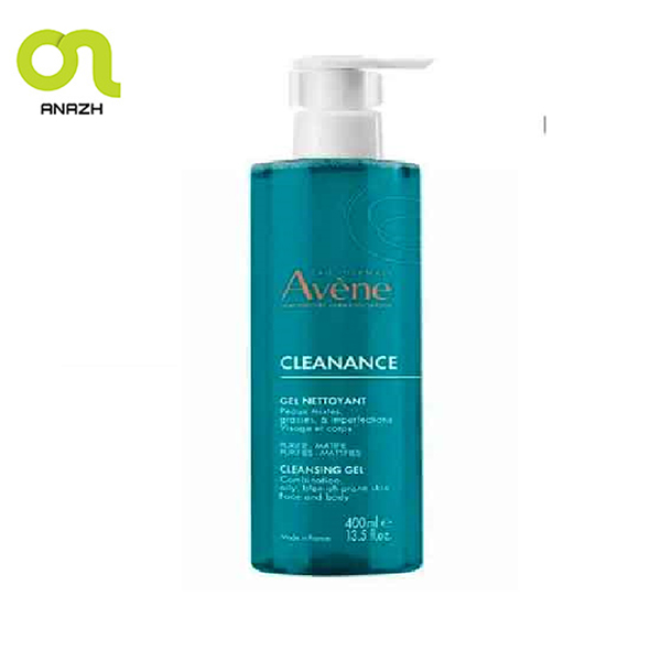 ژل شستشوی اون Avene مدل کلینانس Cleanance پوست چرب و مختلط-اناژ