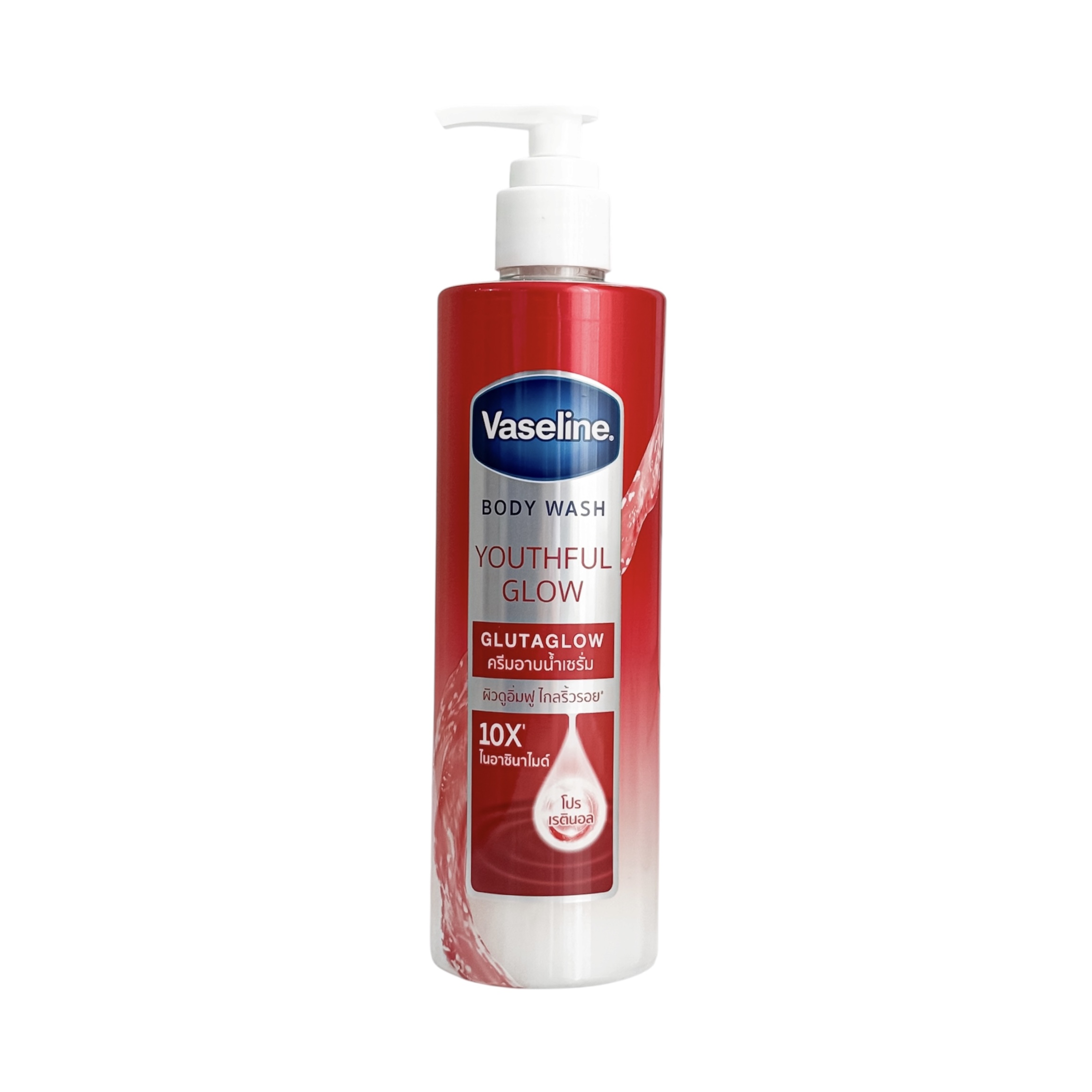 شامپو بدن وازلین مدل Youthful Glow GlutaGlow 10X VASELINE (قرمز)