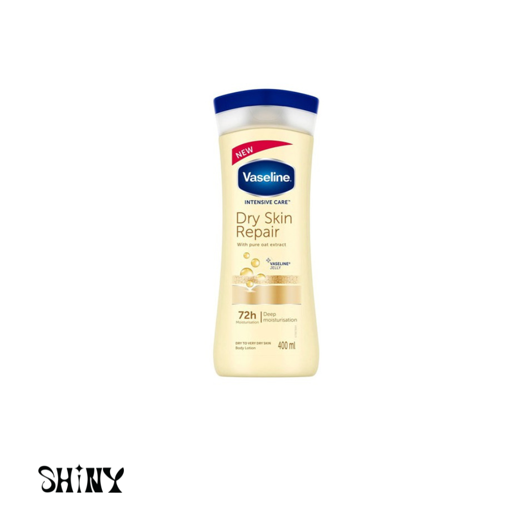 لوسیون بدن نرم و ترمیم کننده وازلین مدل Dry Skin Repair
