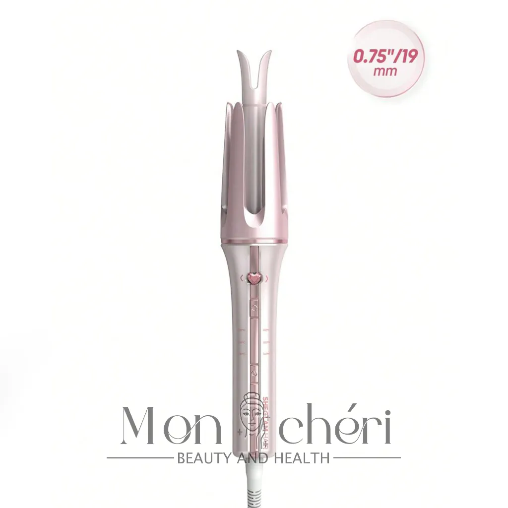 دستگاه فر کرلی شیگلم صورتی سایز 19 Sheglam Hair Pink Hair Curler