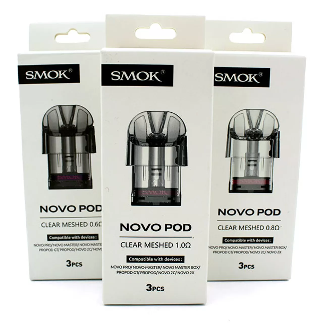 کارتریج اسموک نووو پاد کلیر مش | SMOK NOVO POD CLEAR MESHED CARTRIDGE