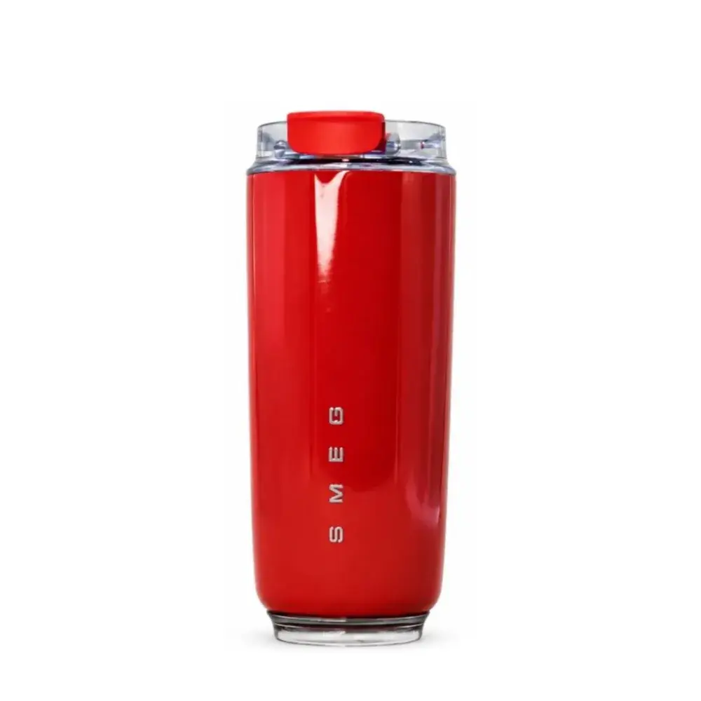 تراول ماگ اسمگ قرمز مدل Smeg-548 گنجایش 480 میلی لیتر-سایز بزرگ