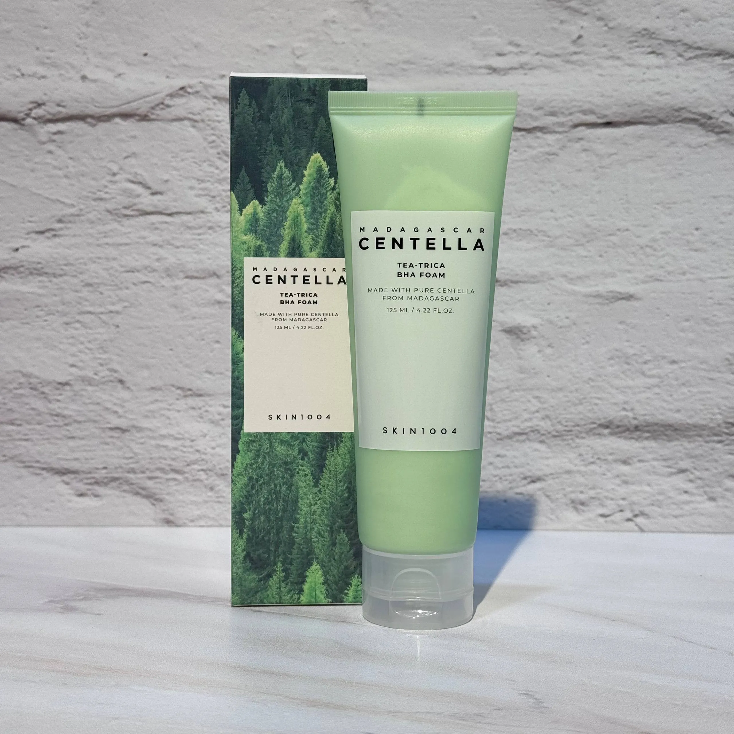 فوم شستشوی لایه بردار ضد جوش تی تریکا سنتلا اسکین 1004 125 میل SKIN1004 Centella Tea-Trica Bha Foam
