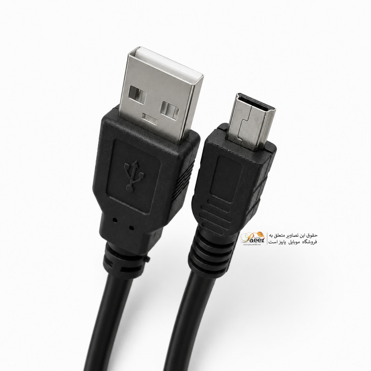 کابل USB به Mini USB شارژ و انتقال داده | مناسب دوربین، اسپیکر و دستگاههای دیجیتال