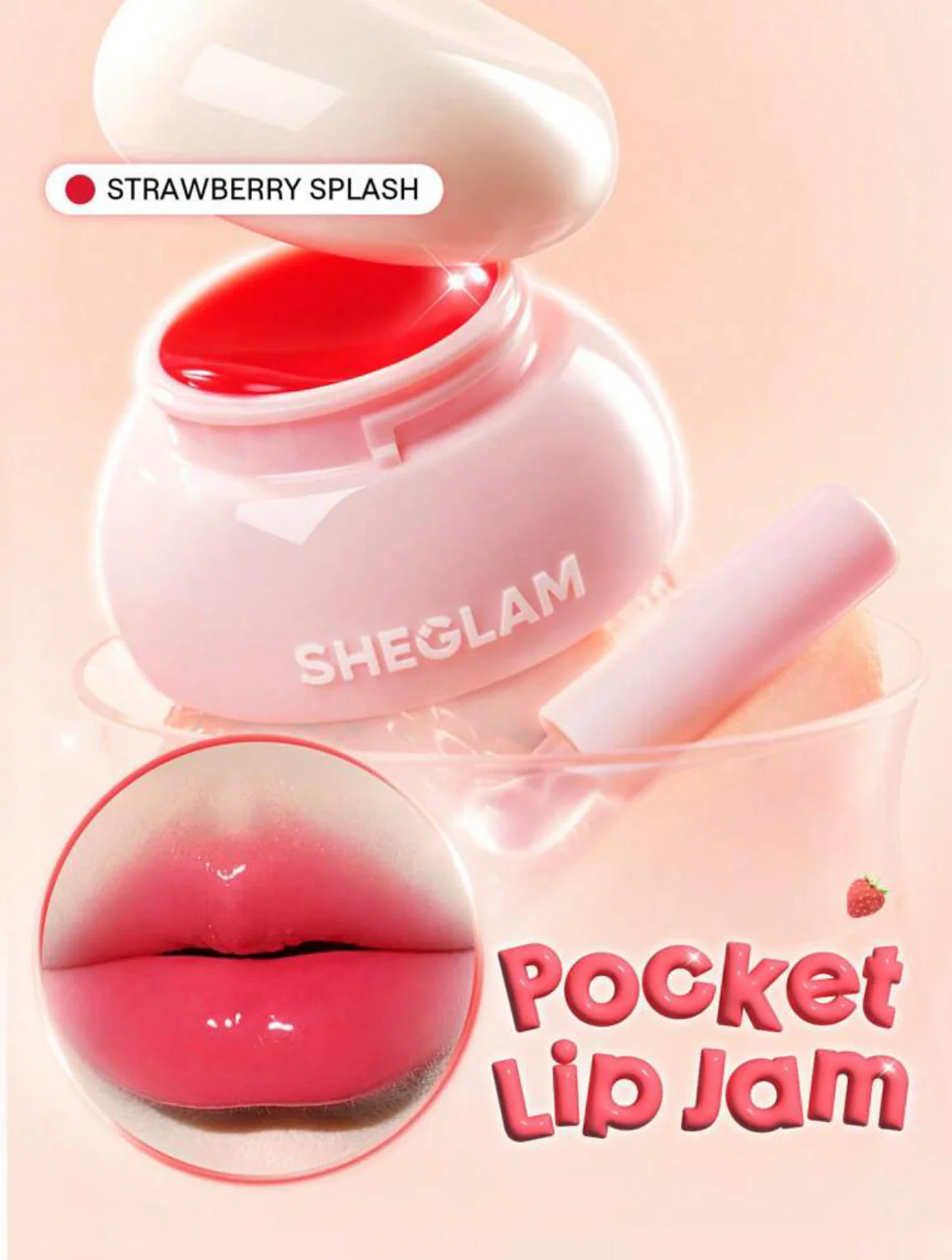 مربا لب مدل HYDRA JELLY POCKET برند شیگلم - strawberry splash