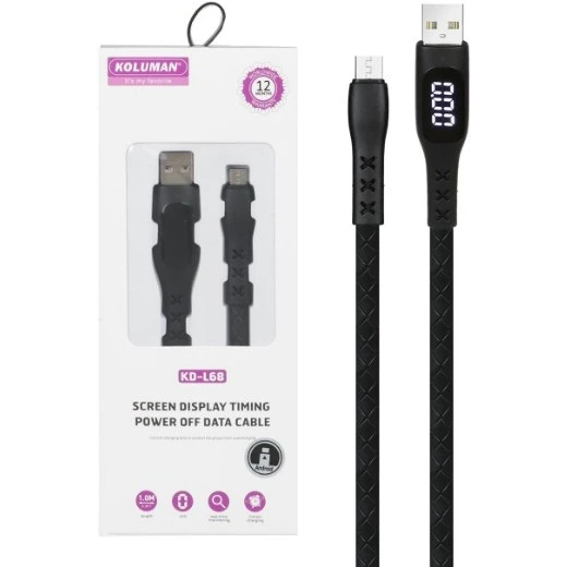 کابل شارژر تایپ سی کلومن مدل KD-L68