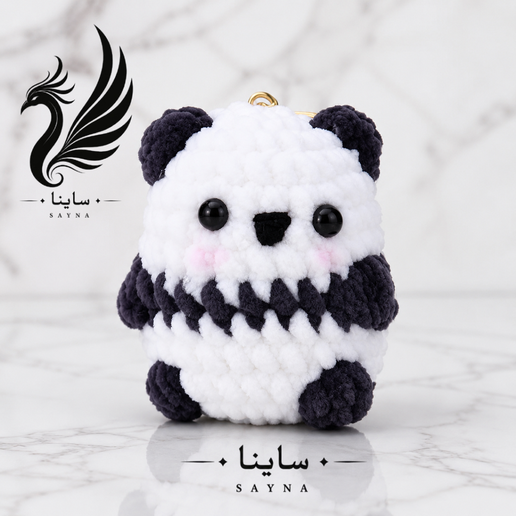 آویز پاندا مخملی
