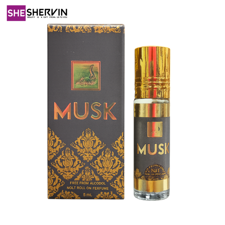 عطر رولی الماس رایحه مشکMusk حجم6ml