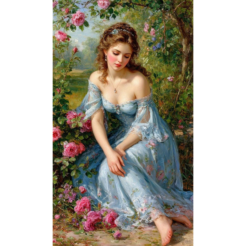 تابلو نقاشی الماسی بزرگسال کد 0217