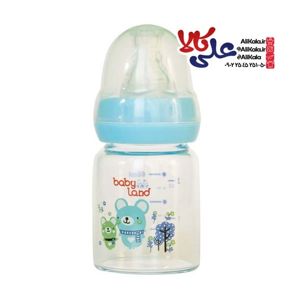 شیشه شیر پیرکس بیبی لند مدل سری گرد کد 435/466 ظرفیت 60 میل