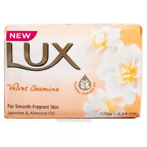 صابون لوکس با رایحه گل یاسمین مدل Velvet Jasmine وزن 170 گرم – LUX