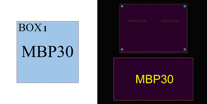 فوت پرینت و ۳ بعدی باکس MBP30