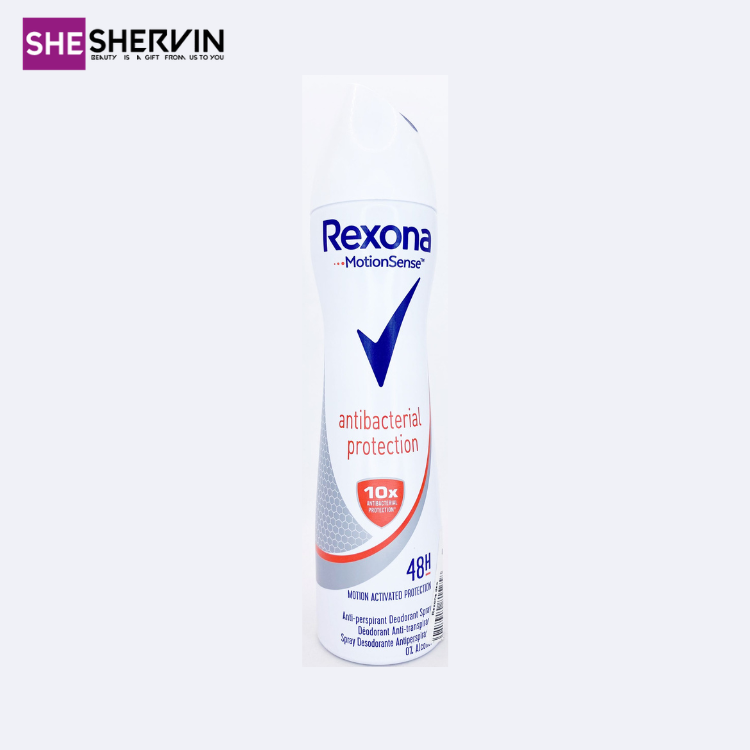 اسپری ضد تعریق رکسونا48h انتی باکتریالAntibacterial Protection