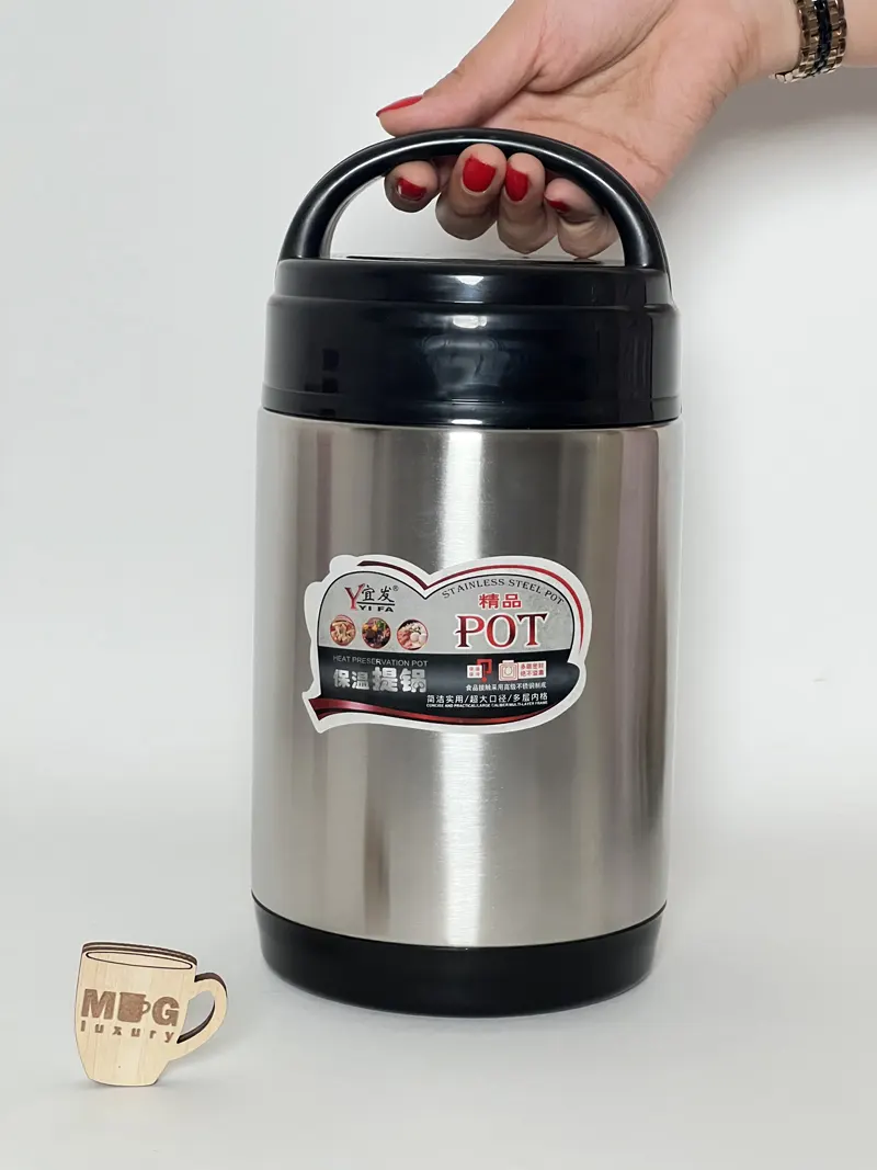 فلاسک غذا (لانچ باکس) استیل برند YIFA عایق بندی شده 2200 میل